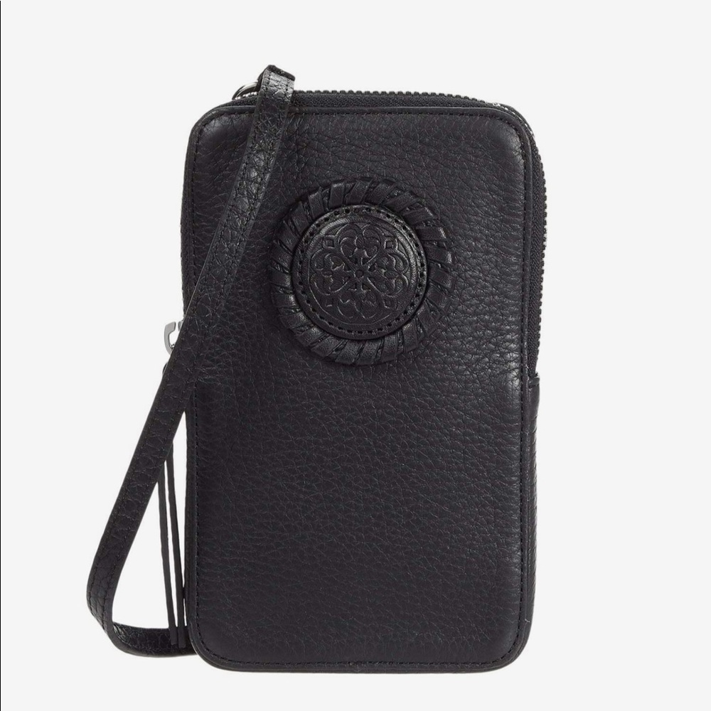 Brighton Ferrara Zip Around Phone Crossbody, black, Used once!